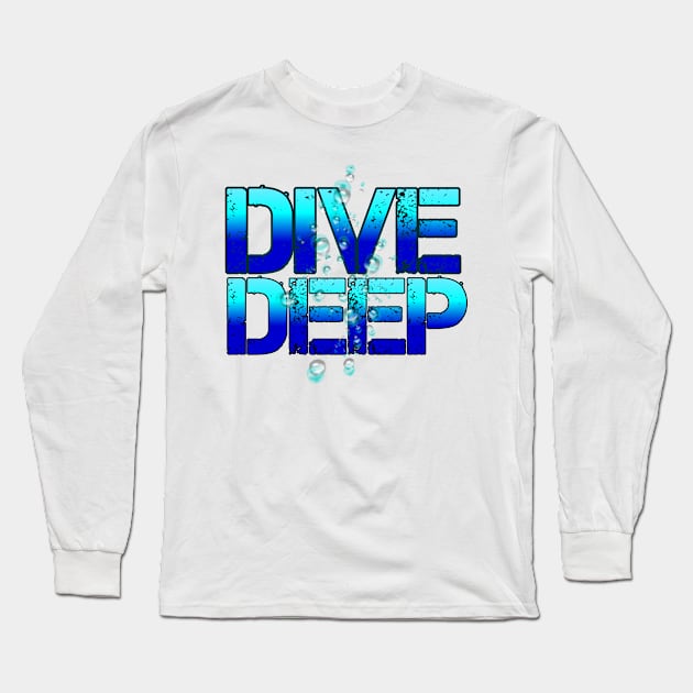 Scuba diving t-shirt designs Long Sleeve T-Shirt by Coreoceanart